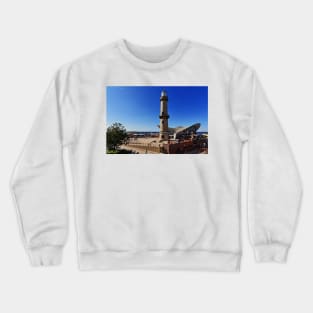 Lighthouse & Tea Pot in Warnemünde - Baltic Sea Crewneck Sweatshirt